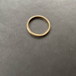 14k solid gold stacking ring size 6.5